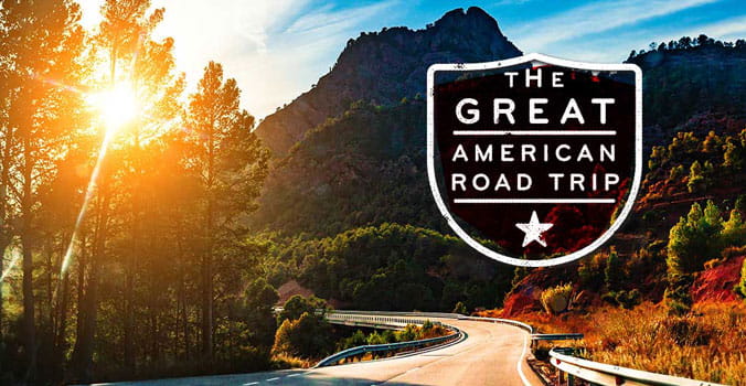The Great American Road Trip scenic landscape.