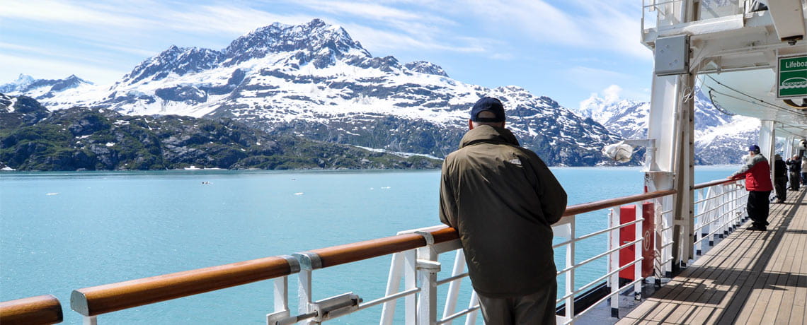 Sailing in Glacier Bay National Park with Holland American Line