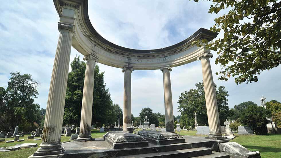 Tombs at Elmwood Cemetery